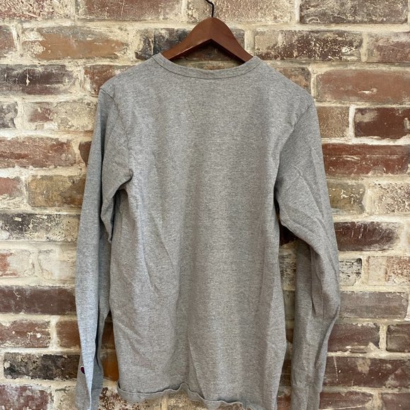 Champion Gray Long-sleeve T-shirt Unisex M - Picture 3 of 3